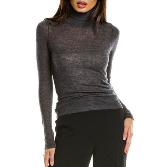 Autumn Cashmere Second Skin Sheer Mock Cashmere Sweater XS - Picture 1 of 6